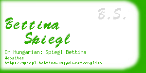 bettina spiegl business card